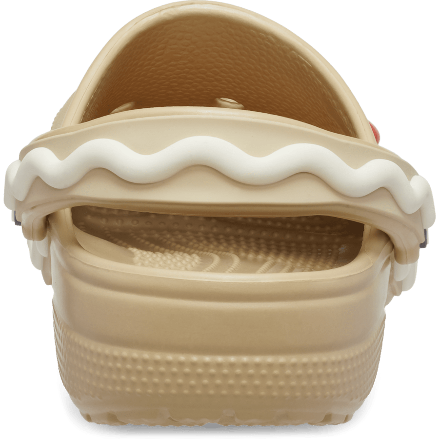 Beige Classic Gingerbread Clog - Back - Crocs