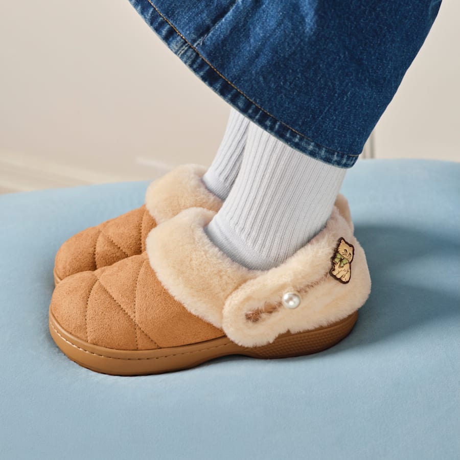 Sépia Unfurgettable Quilted Clog - mode de vie - Crocs