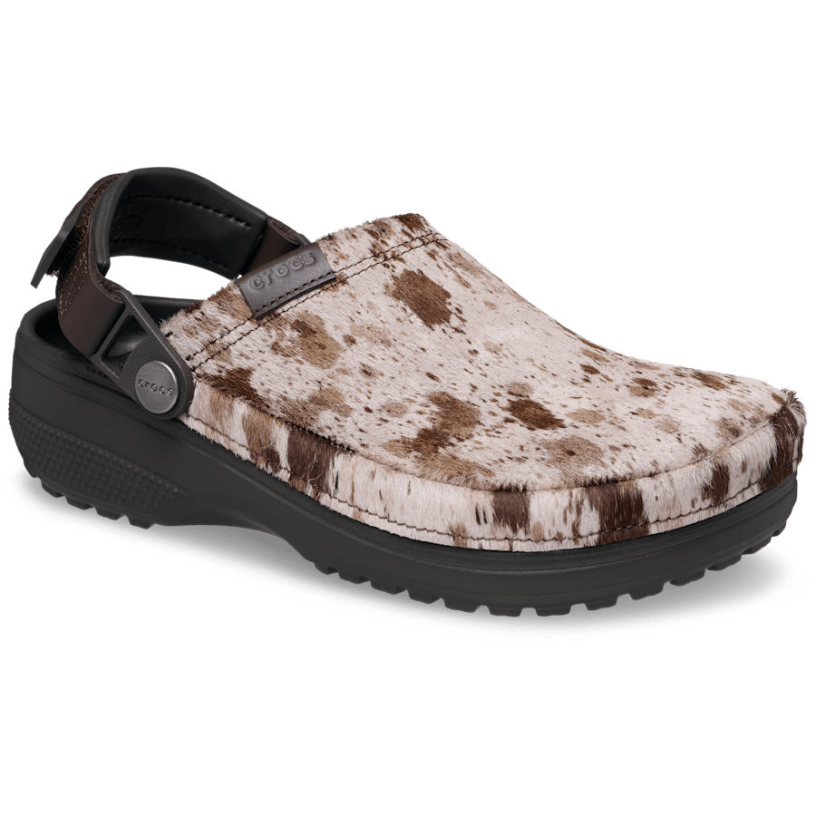 Espresso Crafted Pony Hair Clog - Hoek - Crocs