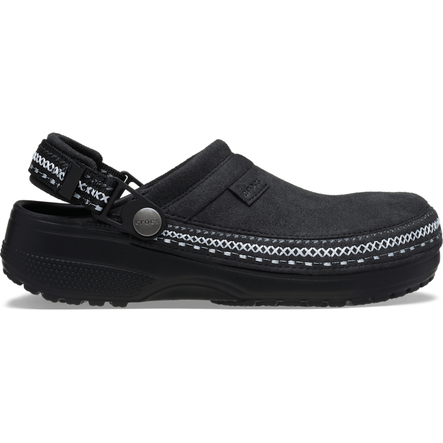 Couleur Crafted Vegan Suede Stitch Clog - Côté - Crocs