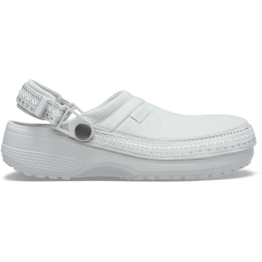 Couleur Crafted Vegan Suede Stitch Clog - Côté - Crocs