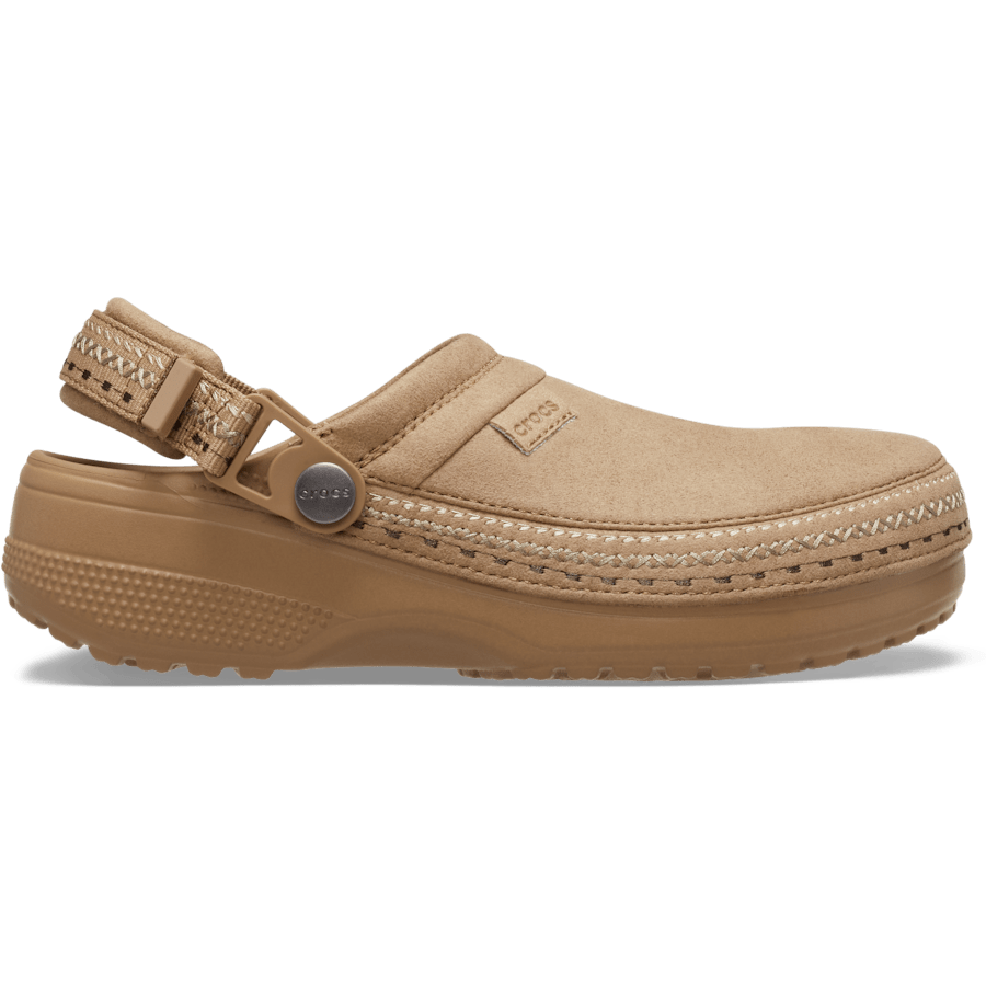 Couleur Crafted Vegan Suede Stitch Clog - Côté - Crocs