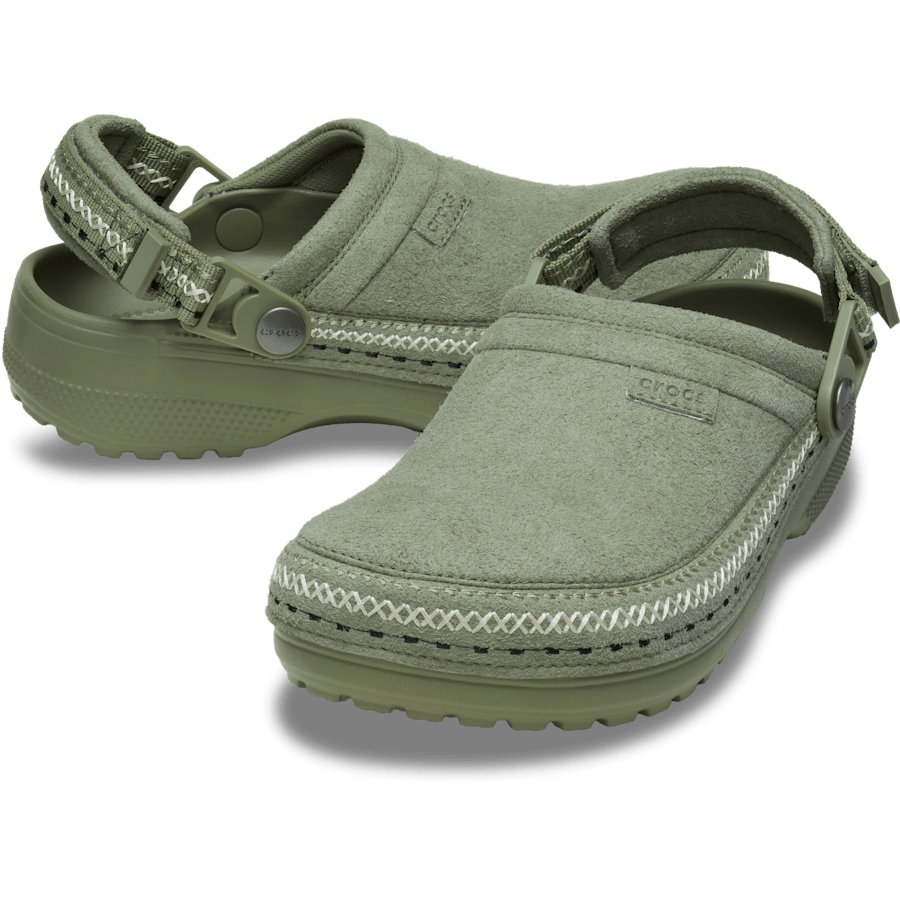 Couleur Crafted Vegan Suede Stitch Clog - Paire - Crocs