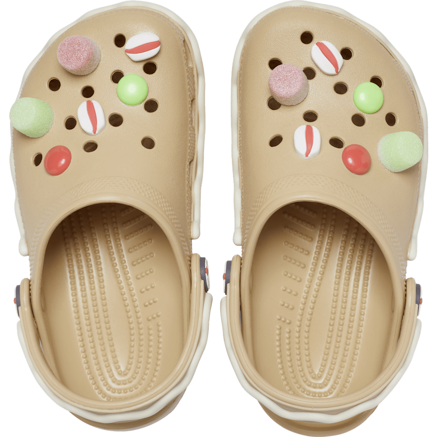 Beige Kids' Classic Gingerbread Clog - Top - Crocs