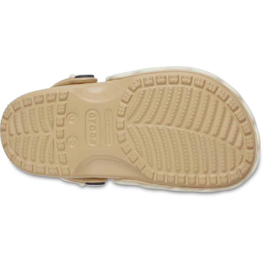 Beige Kids' Classic Gingerbread Clog - Bottom - Crocs