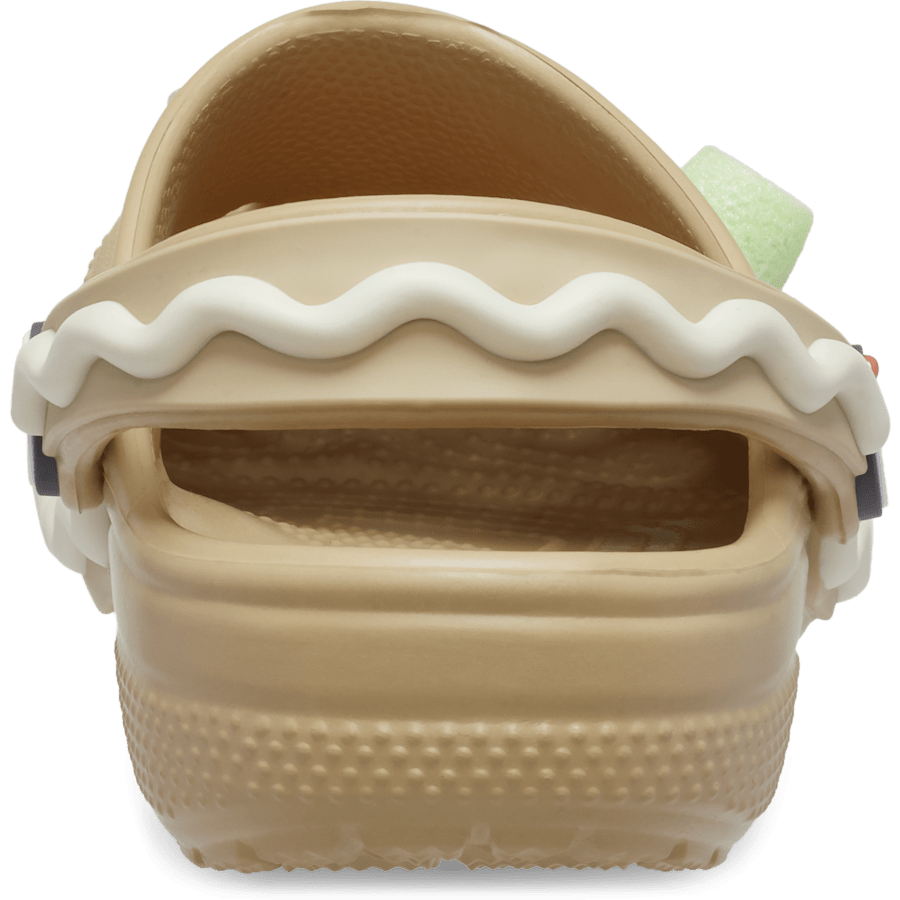 Beige Kids' Classic Gingerbread Clog - Back - Crocs