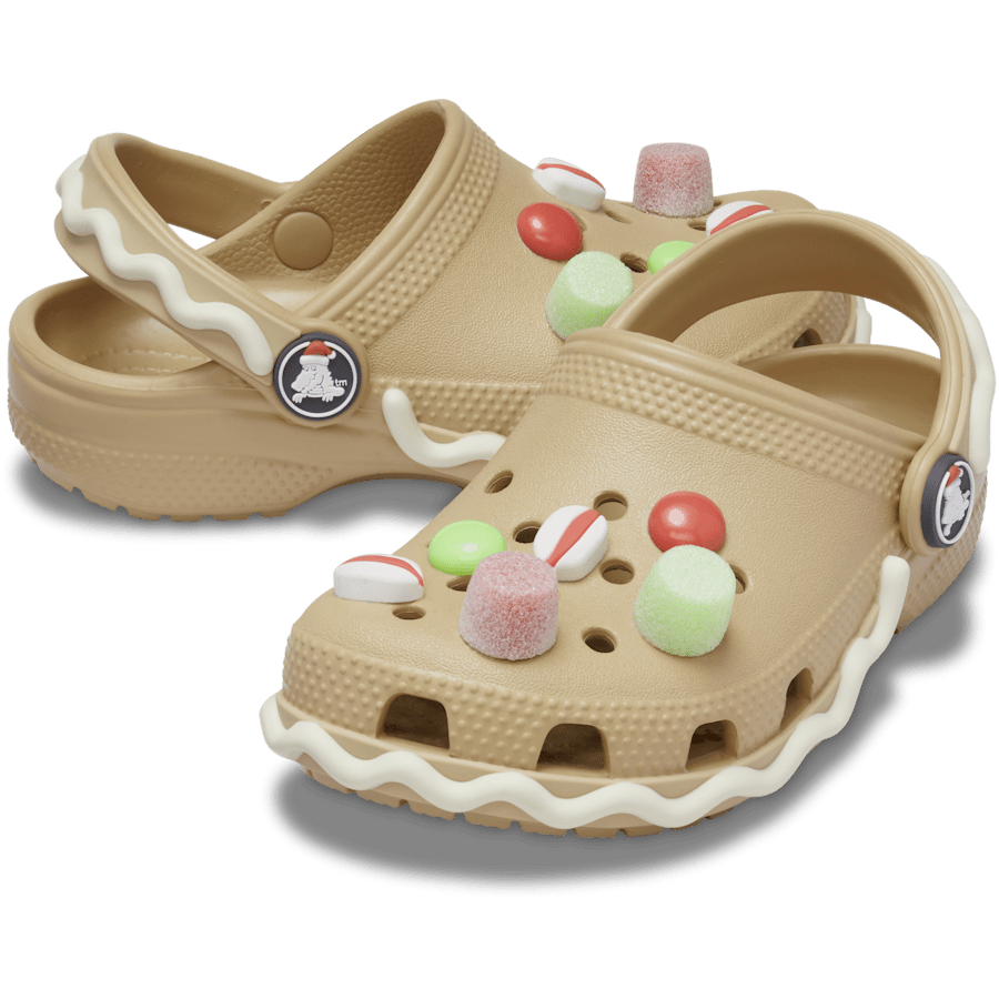 Beige Toddlers Classic Gingerbread Clog - Pair - Crocs