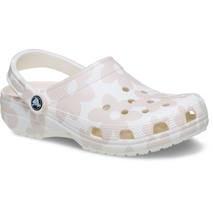 Chalk/Multi Classic Pop Petals Clog - Hoek - Crocs