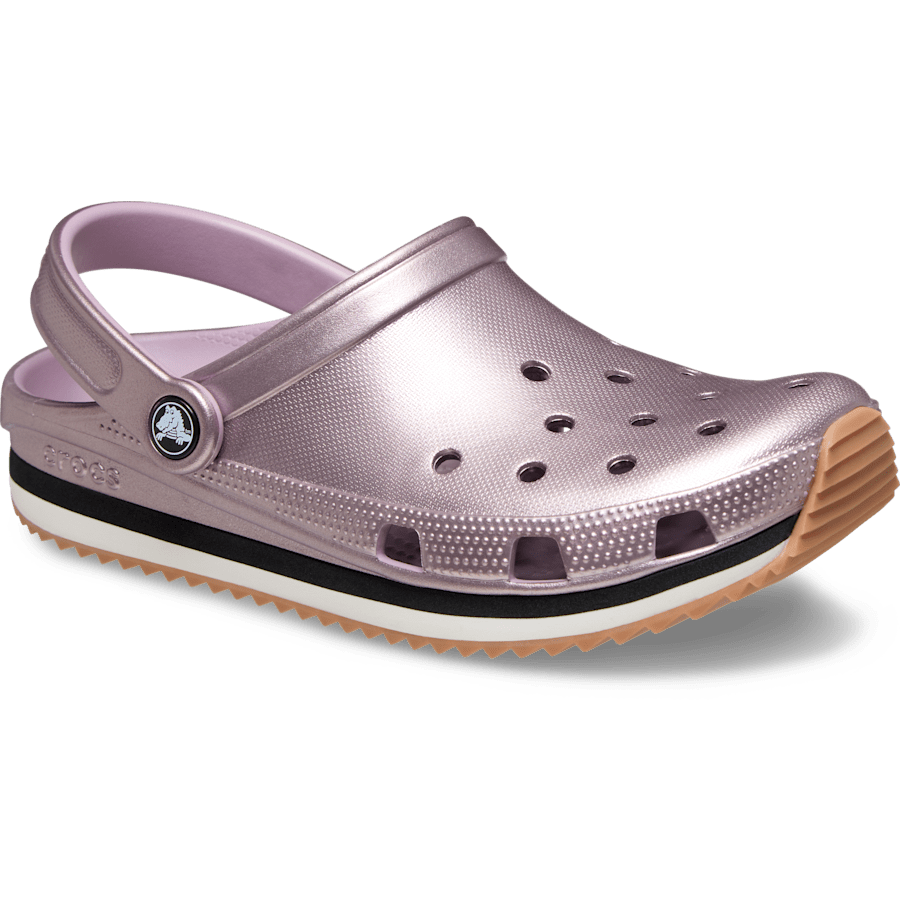 Lilas poussiéreux Crocband™ Metallic Runner - Angle - Crocs