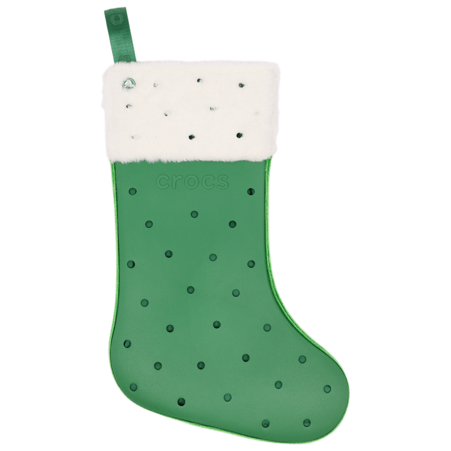 Colour Christmas Stocking - Side - Crocs