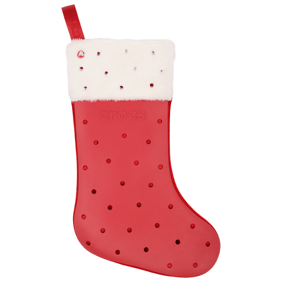 Colour Christmas Stocking - Side - Crocs