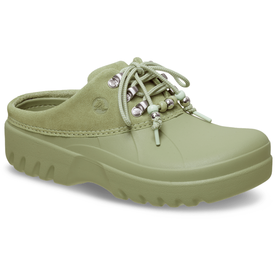 Vert tactique Axle Suede Mule - Angle - Crocs