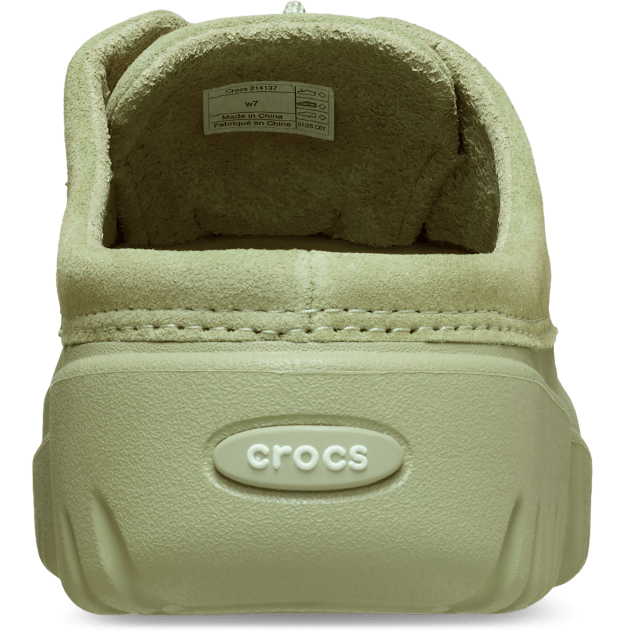 Vert tactique Axle Suede Mule - Arrière - Crocs