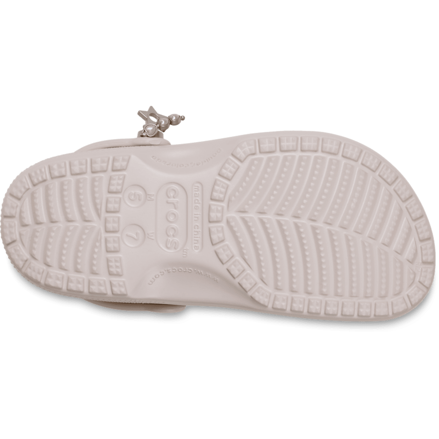 Cocoa Crème Classic Edgy Beading Clog - Alaosa - Crocs