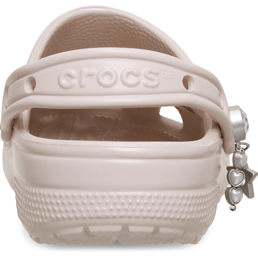 Cocoa Crème Classic Edgy Beading Clog - Takaisin - Crocs