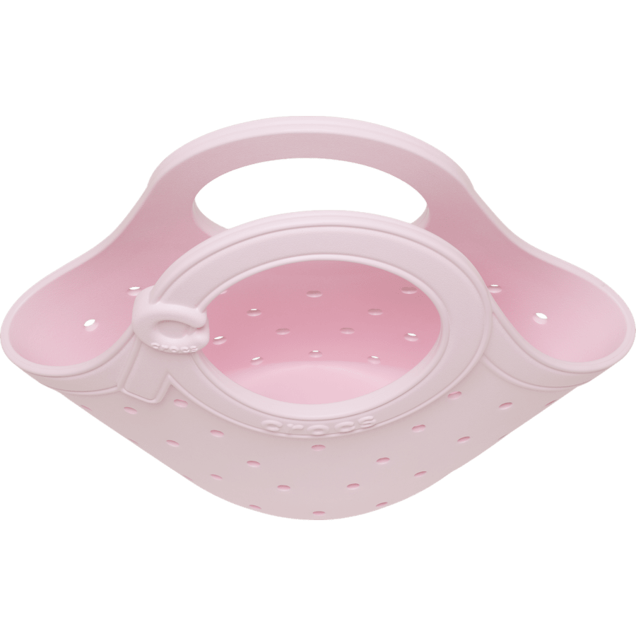 Pink Milk Crocs Medium Handle Tote - Top - Crocs
