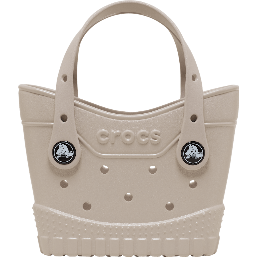 Cocoa Crème Crocs Micro Glitter Tote - Sivu - Crocs
