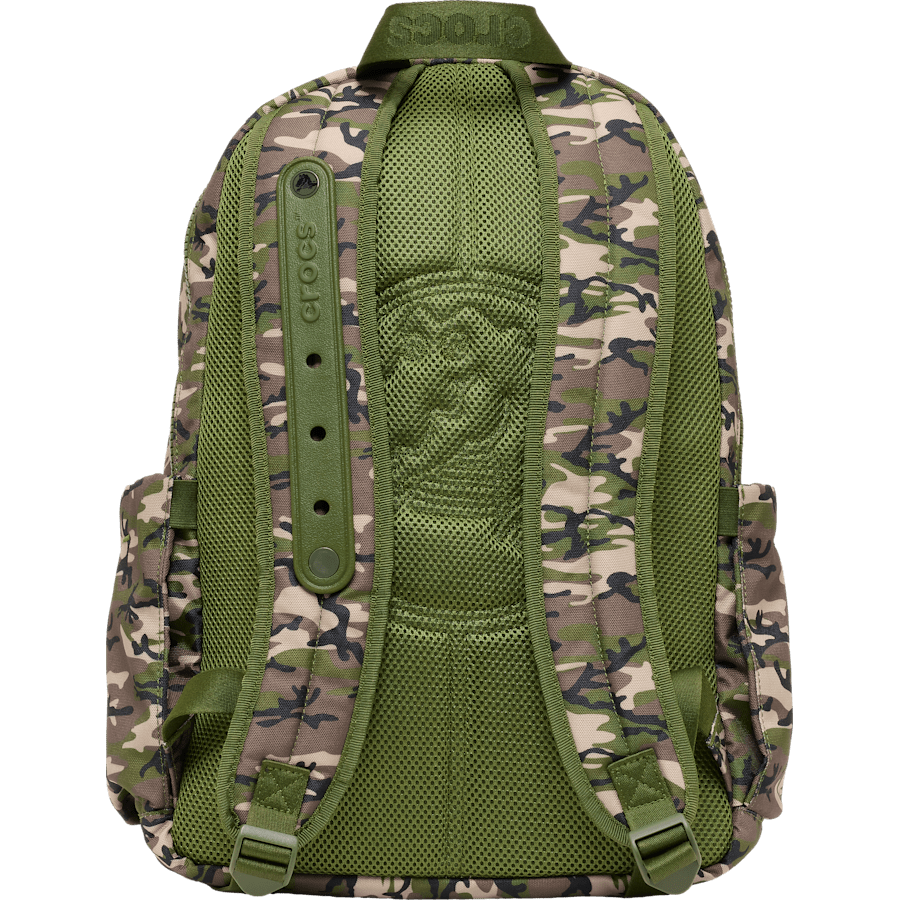 Camouflage Camo Nylon Backpack - Bottom - Crocs