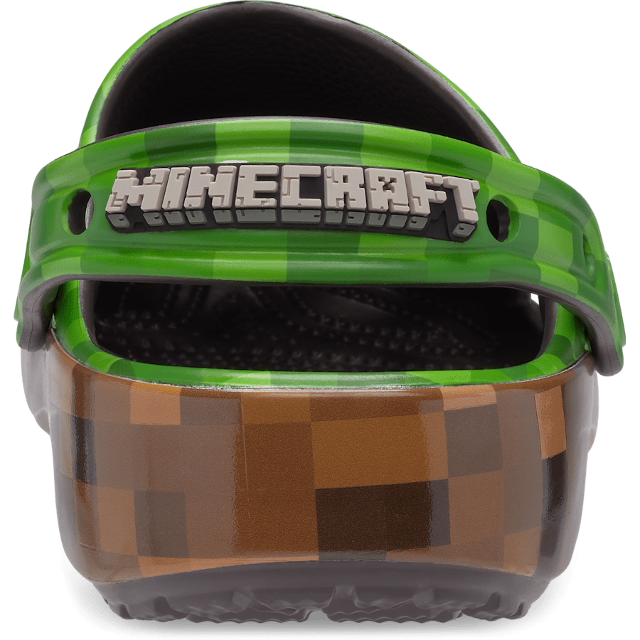 Multi Kids’ Minecraft Green Classic Clog - Arrière - Crocs