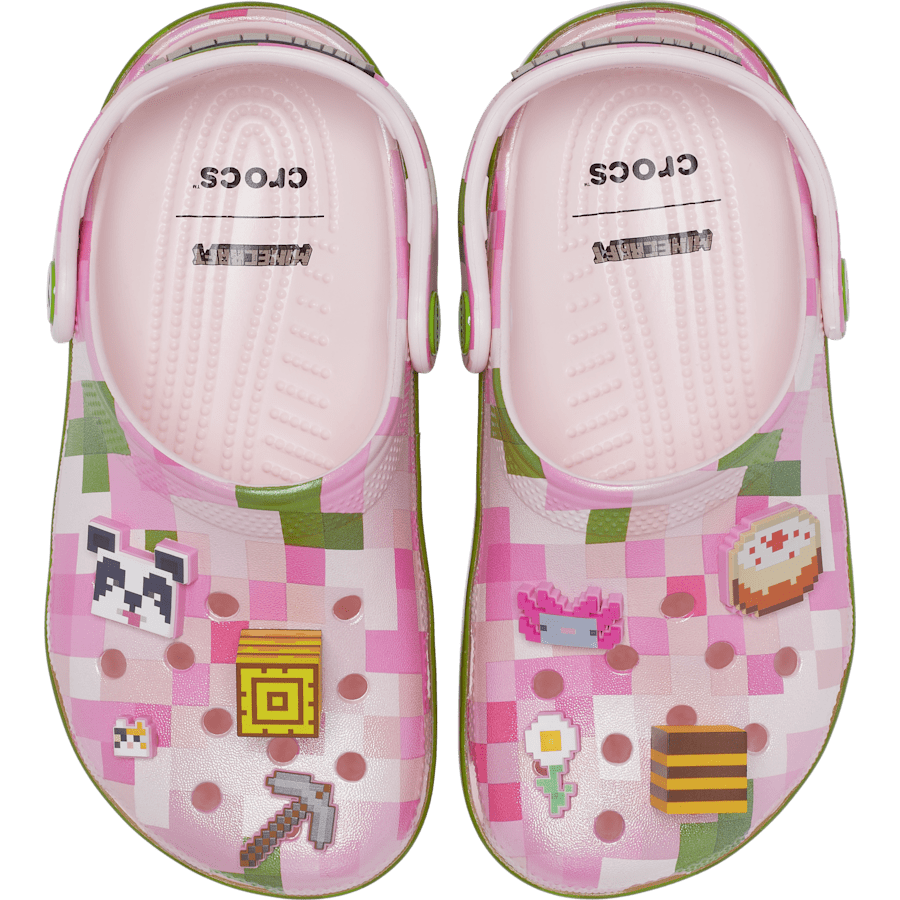 Multi Kids’ Minecraft Pink Classic Clog - Côté - Crocs