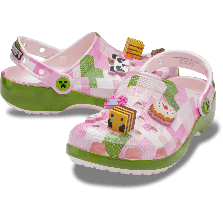 Multi Kids’ Minecraft Pink Classic Clog - Paire - Crocs