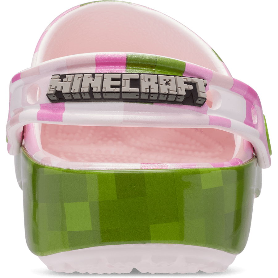 Multi Kids’ Minecraft Pink Classic Clog - Arrière - Crocs