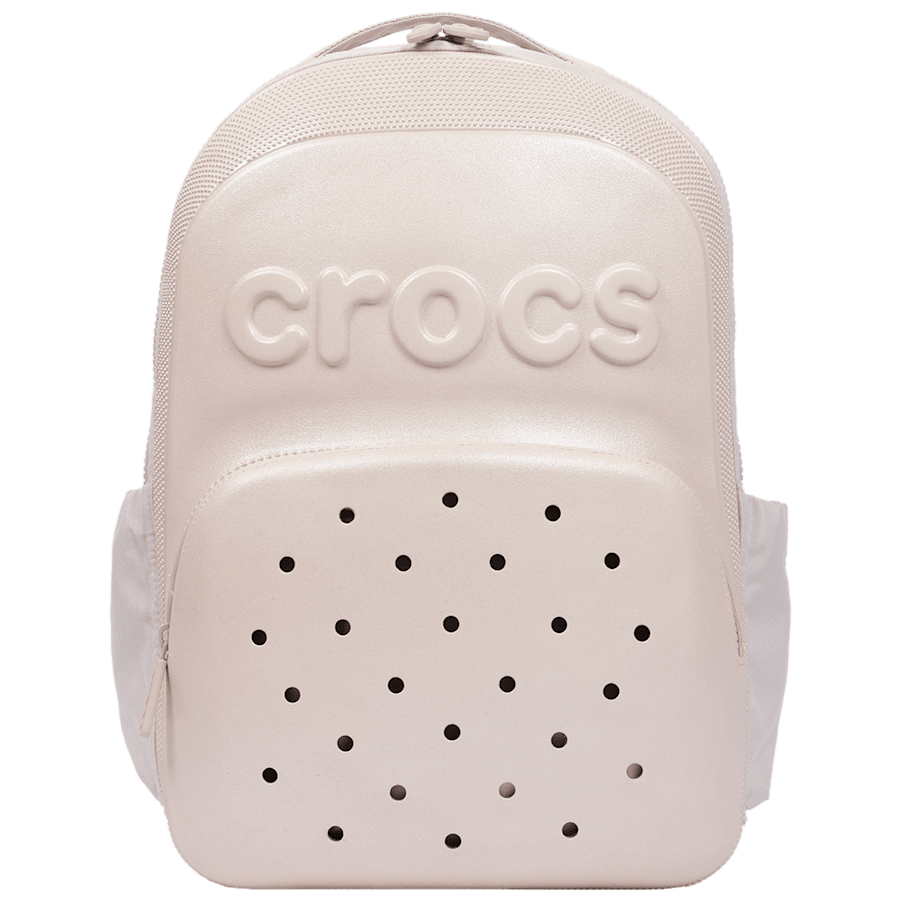 Cocoa Crème Crocs Cls Gltr Backpack - Side - Crocs