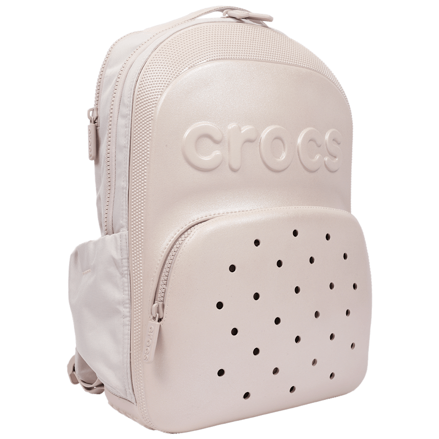 Cocoa Crème Crocs Cls Gltr Backpack - Angle - Crocs