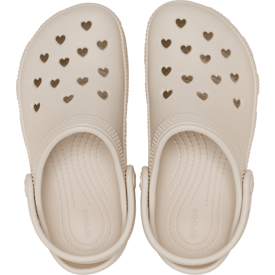 Frappé Kids' Classic Hearts Cut Out Clog - Bovenkant - Crocs