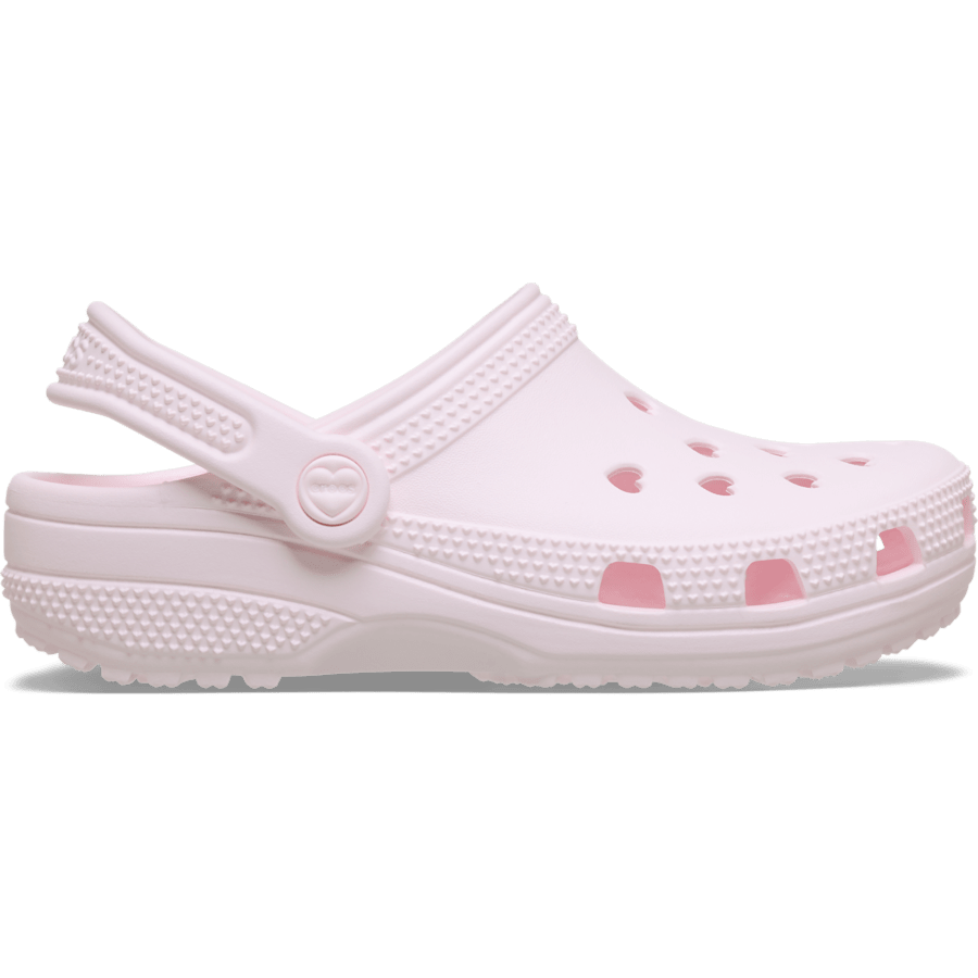 Crocs Kids' Classic Hearts Cut Out Clog — Bubble Ice