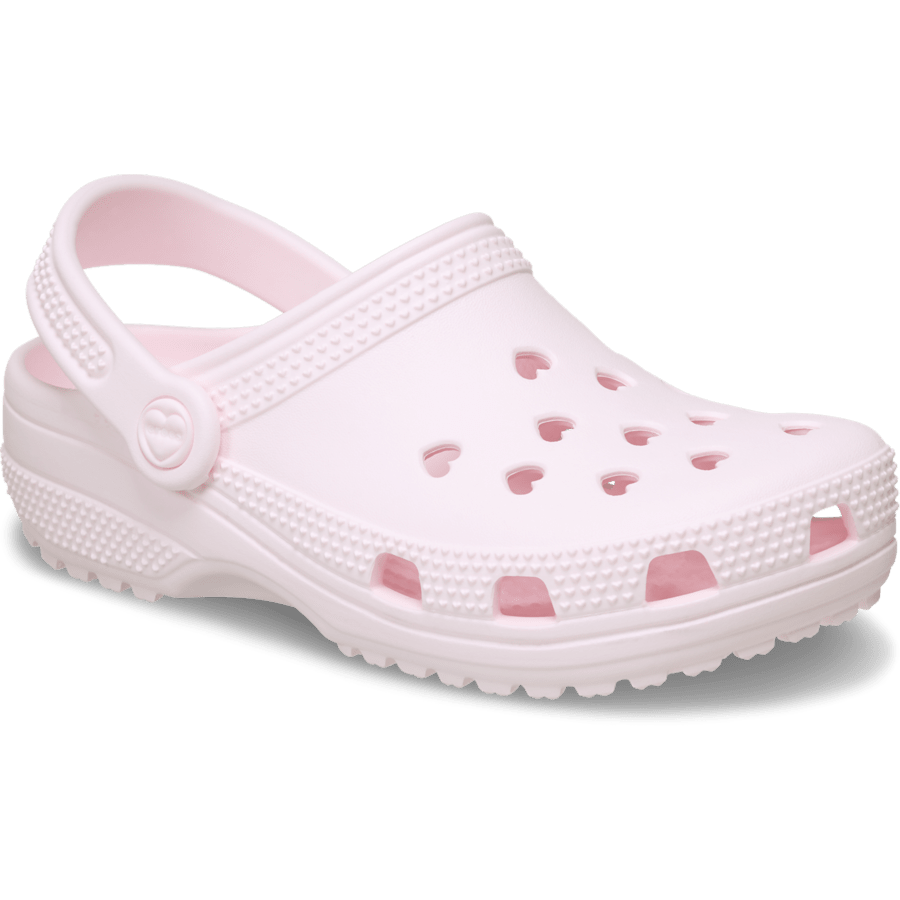 Crocs Kids' Classic Hearts Cut Out Clog — Bubble Ice