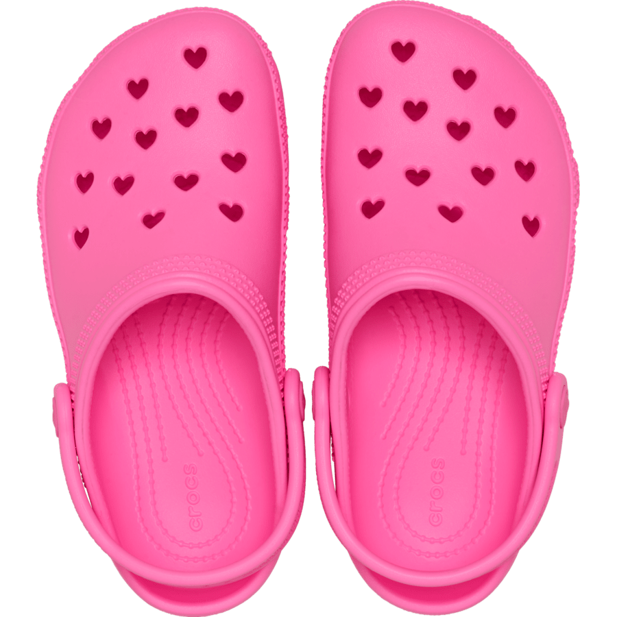 Pink Punch Kids' Classic Hearts Cut Out Clog - Yläosa - Crocs