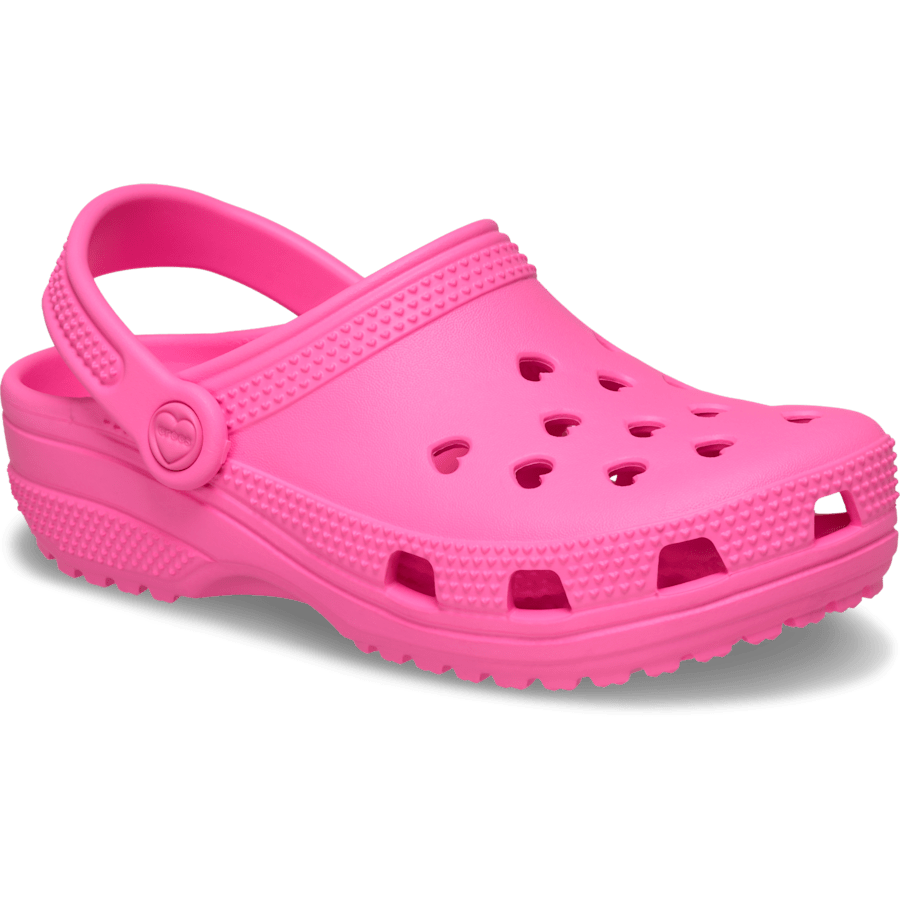 Pink Punch Kids' Classic Hearts Cut Out Clog - Kulma - Crocs
