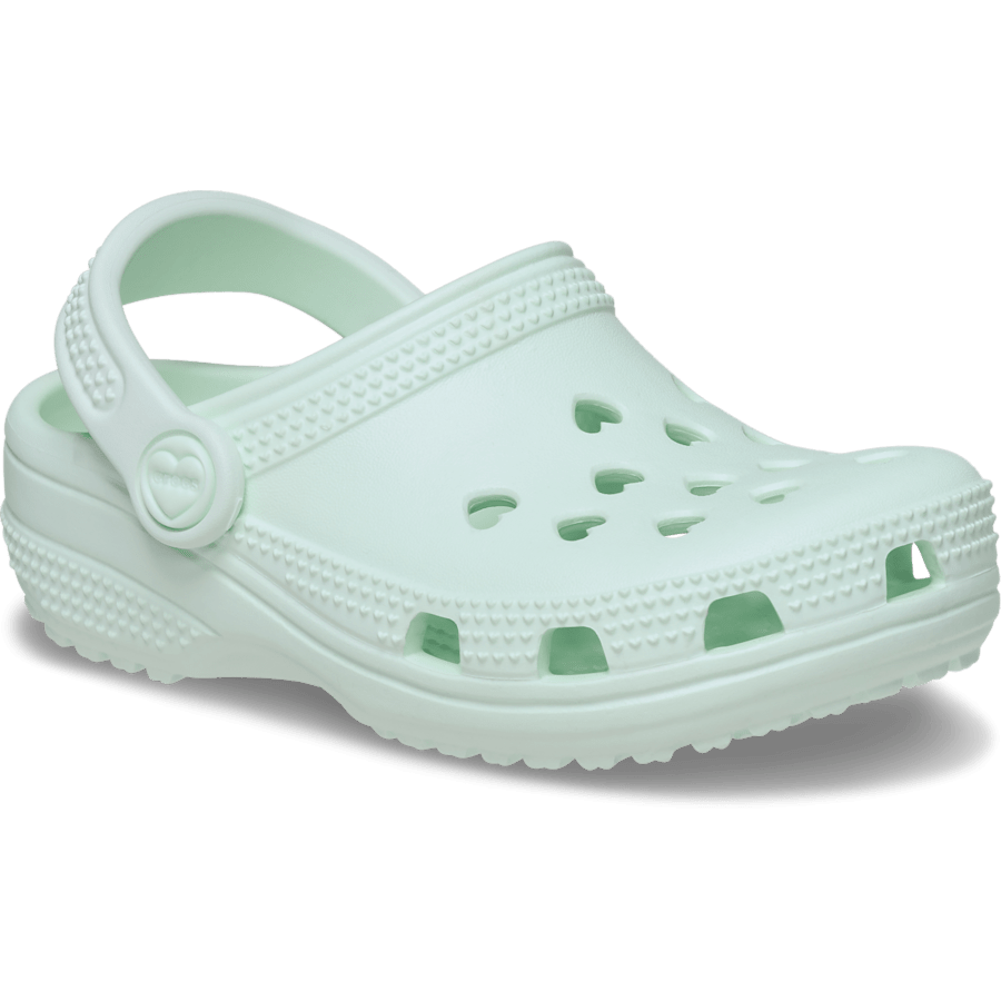 Couleur Toddler Classic Hearts Cut Out Clog - Angle - Crocs