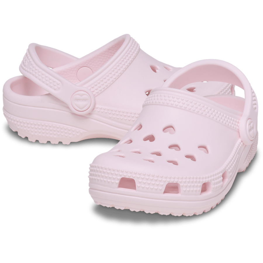Bubble Ice Toddler Classic Hearts Cut Out Clog - Pair - Crocs