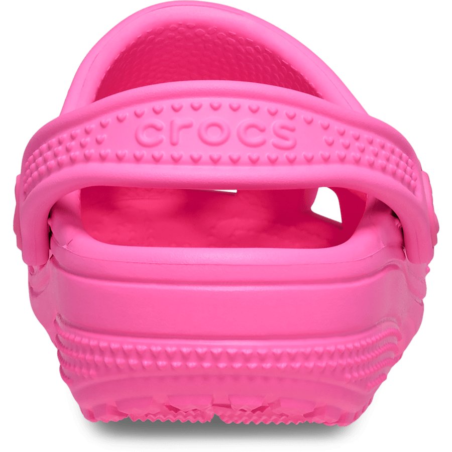 Pink Punch Toddler Classic Hearts Cut Out Clog - Takaisin - Crocs