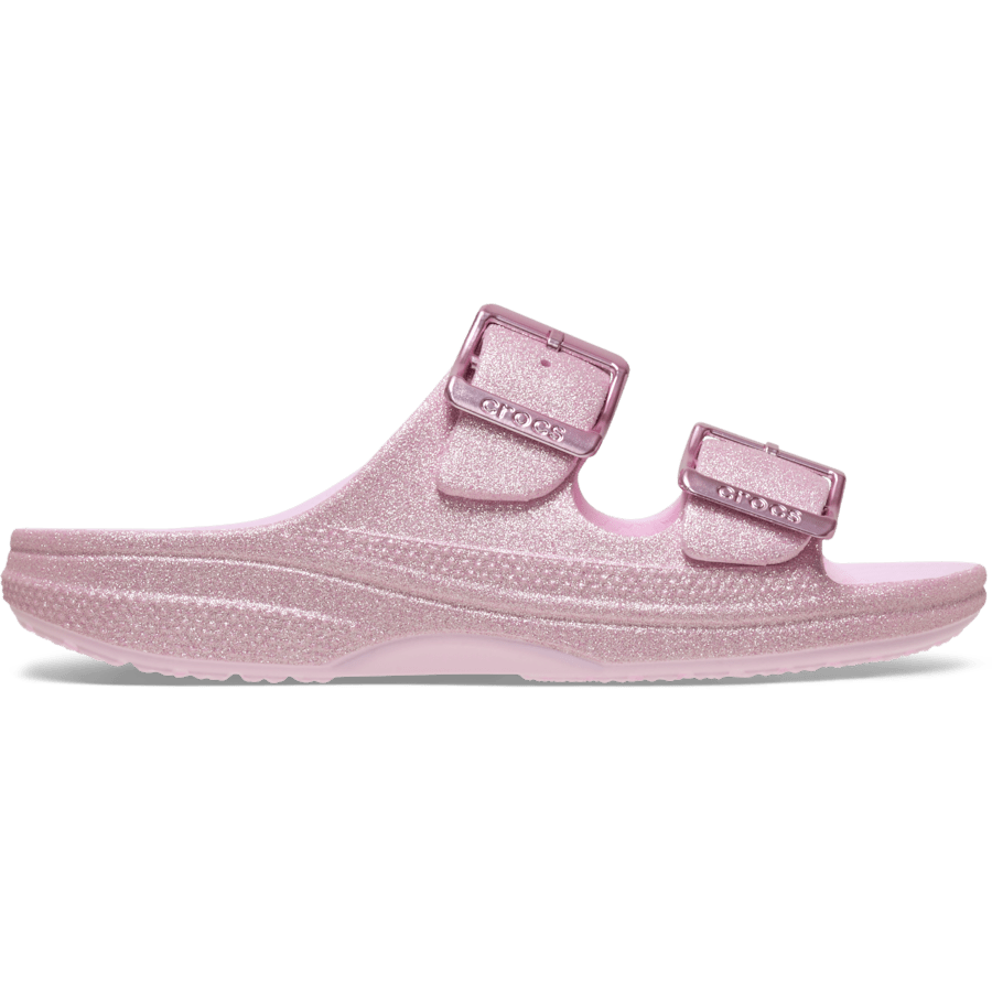 Crocs Kids' Saturday Glitter Sandal — Pink Milk