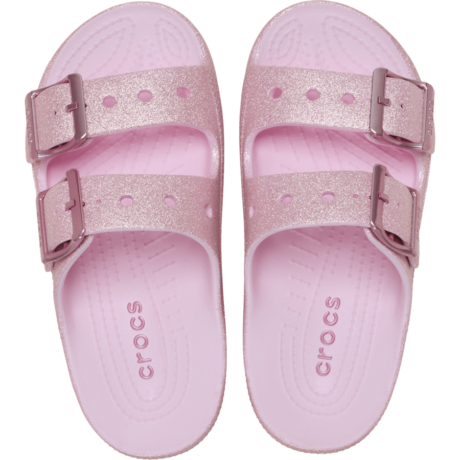Crocs Kids' Saturday Glitter Sandal — Pink Milk