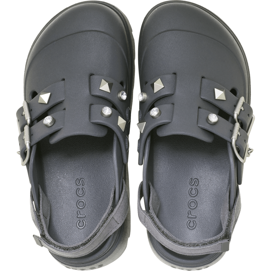 Carbon Loaferette Star Studded Clog - Dessus - Crocs
