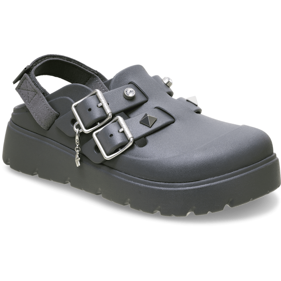 Carbon Loaferette Star Studded Clog - Angle - Crocs