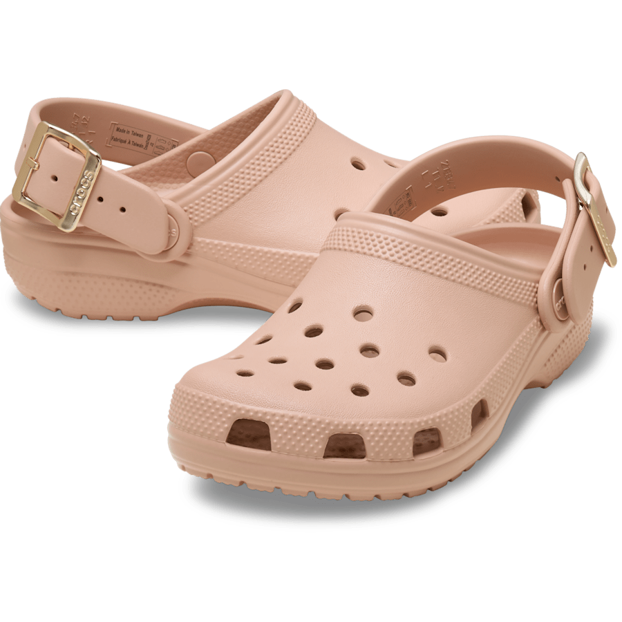 Blush Kids' Classic Metallic Buckle Clog - Pari - Crocs