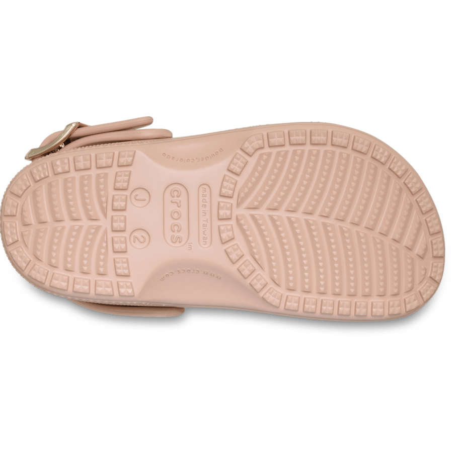 Blush Kids' Classic Metallic Buckle Clog - Alaosa - Crocs