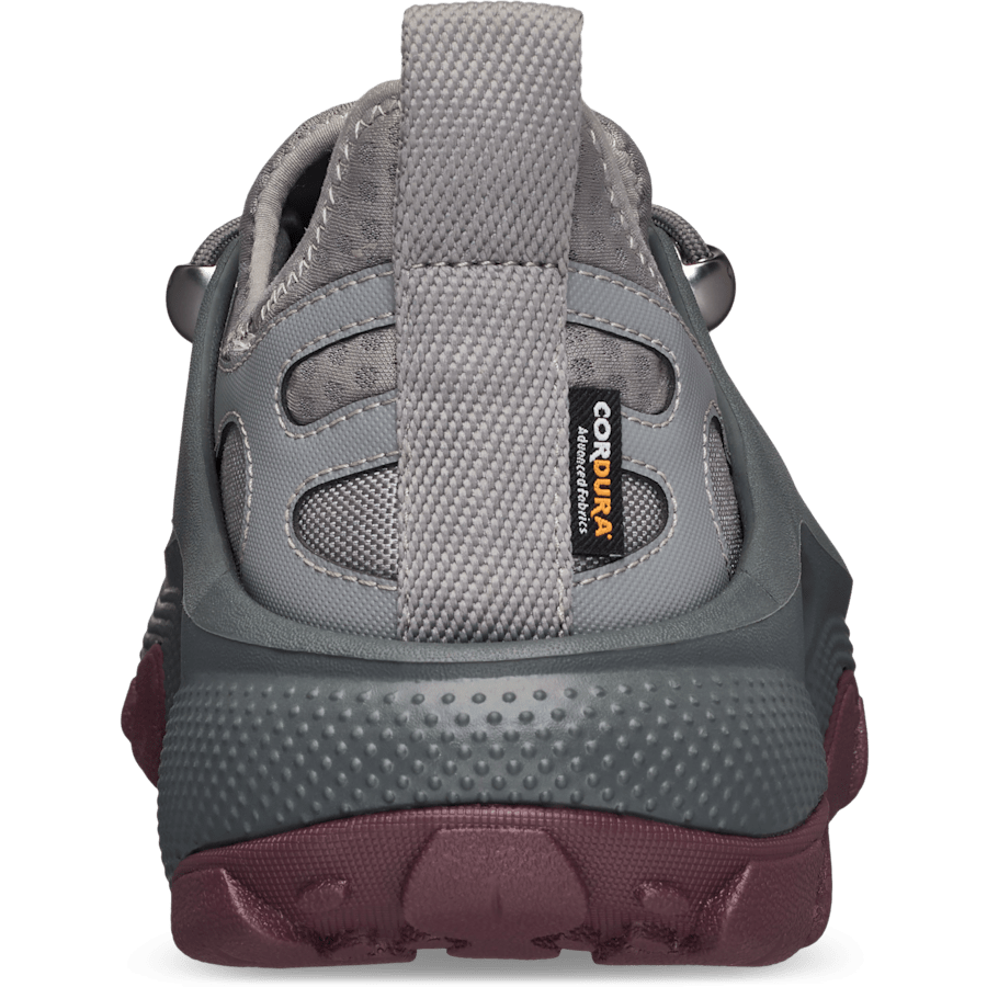 Smoke/Heritage Red Crocs Trailbreak 2 Tech SE Cordura - Back - Crocs