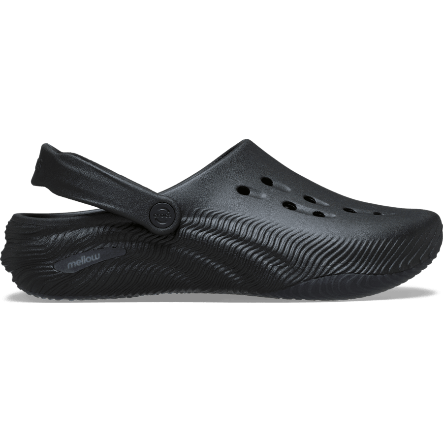 Black/Carbon Mellow 2 Recovery Clog - Sivu - Crocs