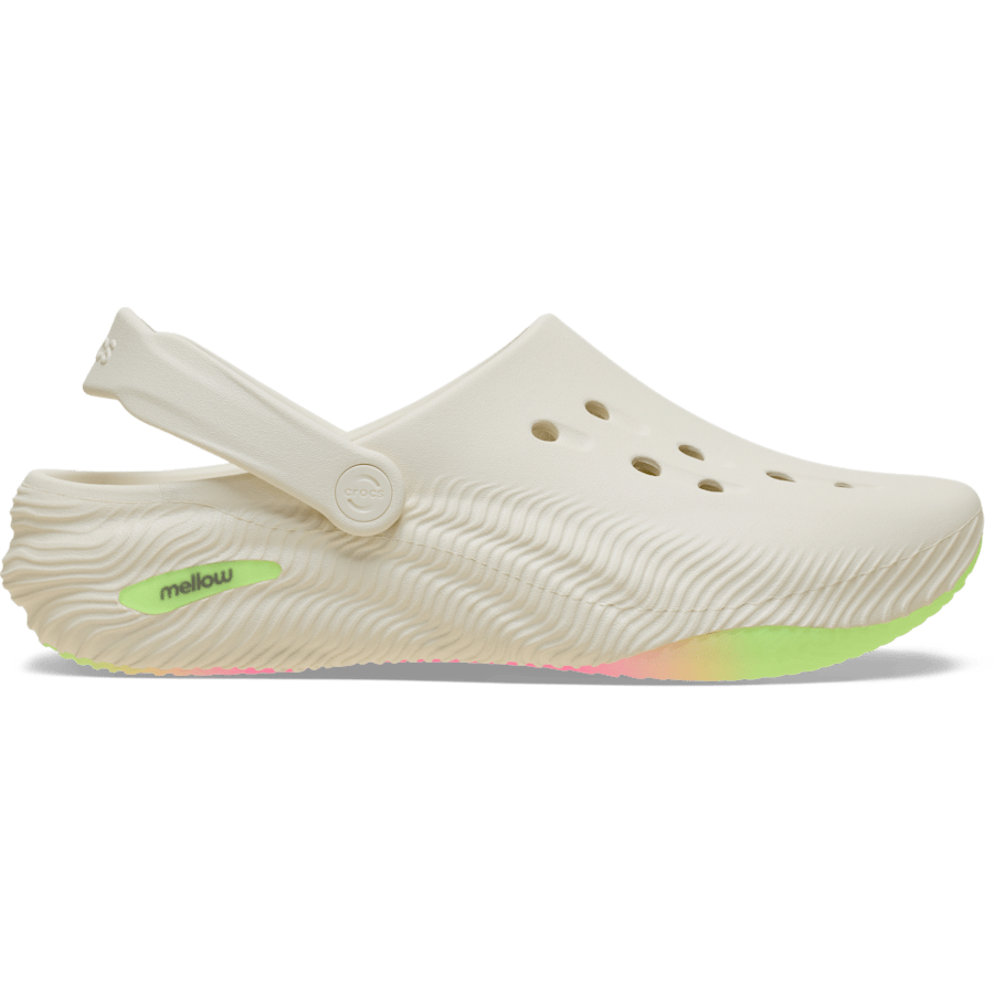Summit White/Multi Mellow 2 Recovery Clog - Sivu - Crocs