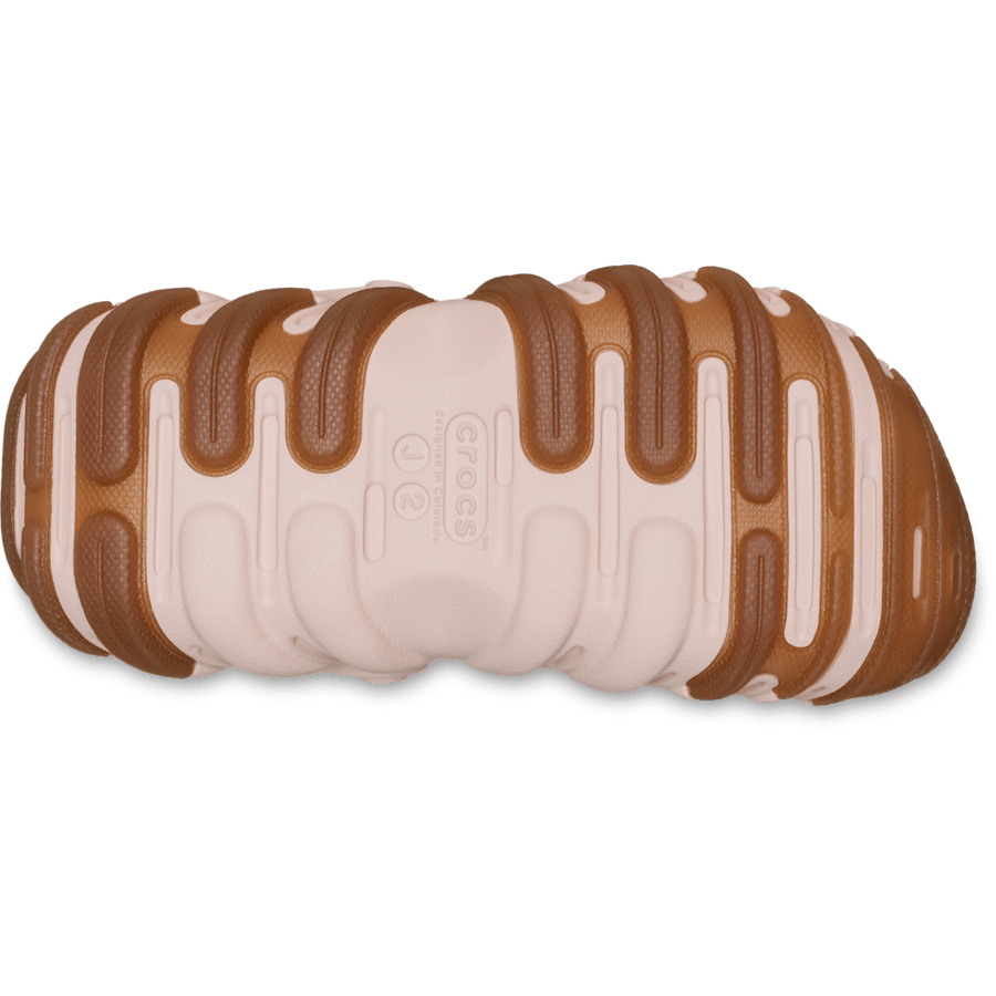Farbe Kids' Echo Gum RO Clog - Ansicht von unten - Crocs