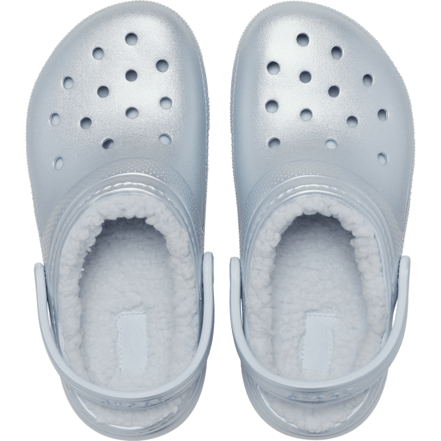 Sky Ice Kids' Classic Tinted Metallic Lined Clog - Top - Crocs