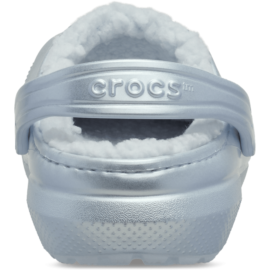 Sky Ice Kids' Classic Tinted Metallic Lined Clog - Back - Crocs