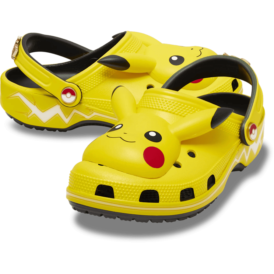 Multi Kids Pokémon Pikachu Classic Clog - Pair - Crocs
