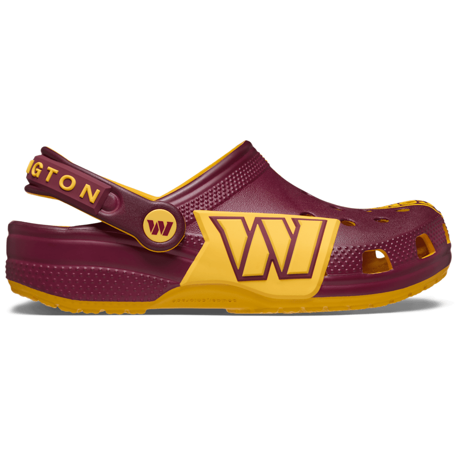Multi Kids' NFL Washington Commanders Graphic Classic Clog - Top - Crocs